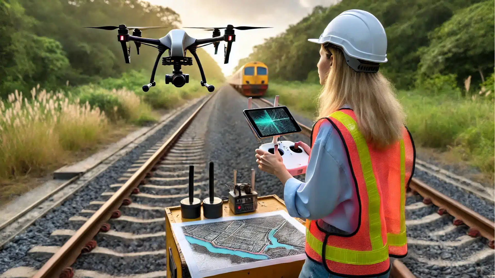 Operación de drones y procesamiento fotogramétrico